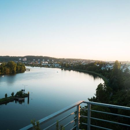 Penthouse Wohnung Mit Schoenem Moselblick In Metternich Koblenz (Rhineland-Palatinate) Exterior foto