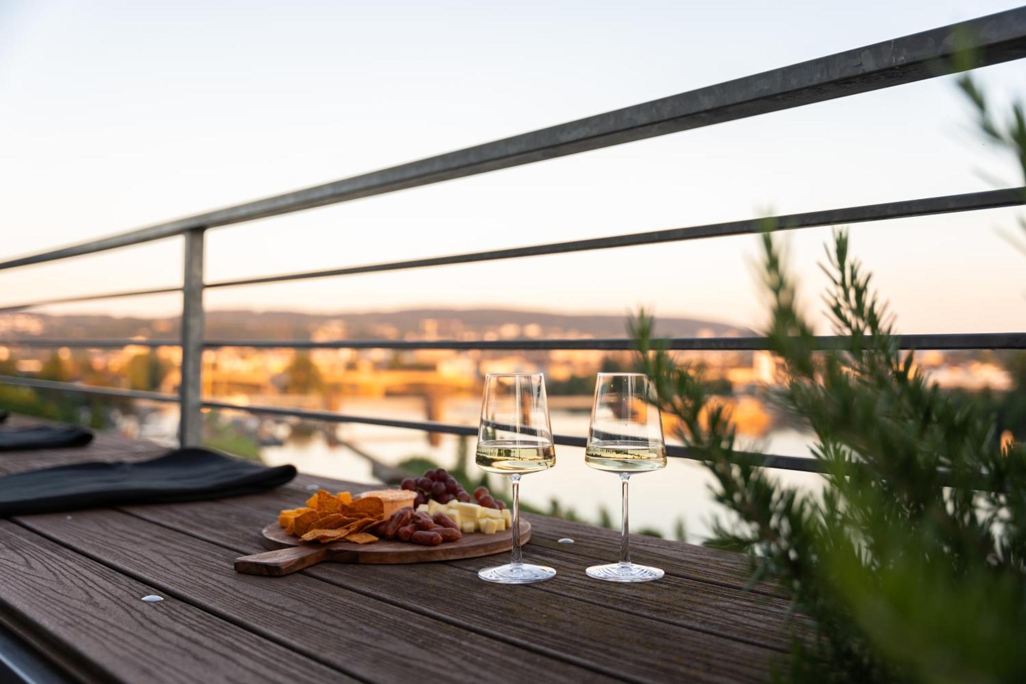 Penthouse Wohnung Mit Schoenem Moselblick In Metternich Koblenz (Rhineland-Palatinate) Exterior foto