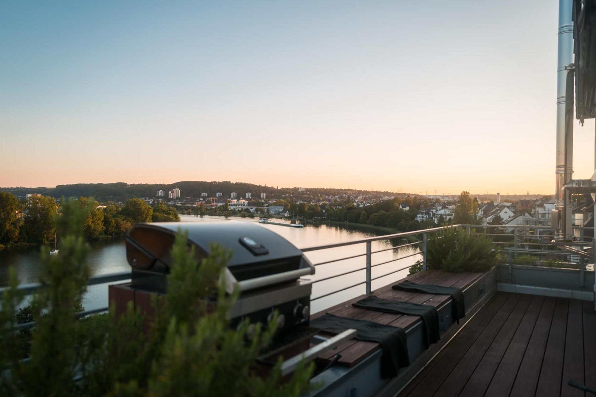 Penthouse Wohnung Mit Schoenem Moselblick In Metternich Koblenz (Rhineland-Palatinate) Exterior foto