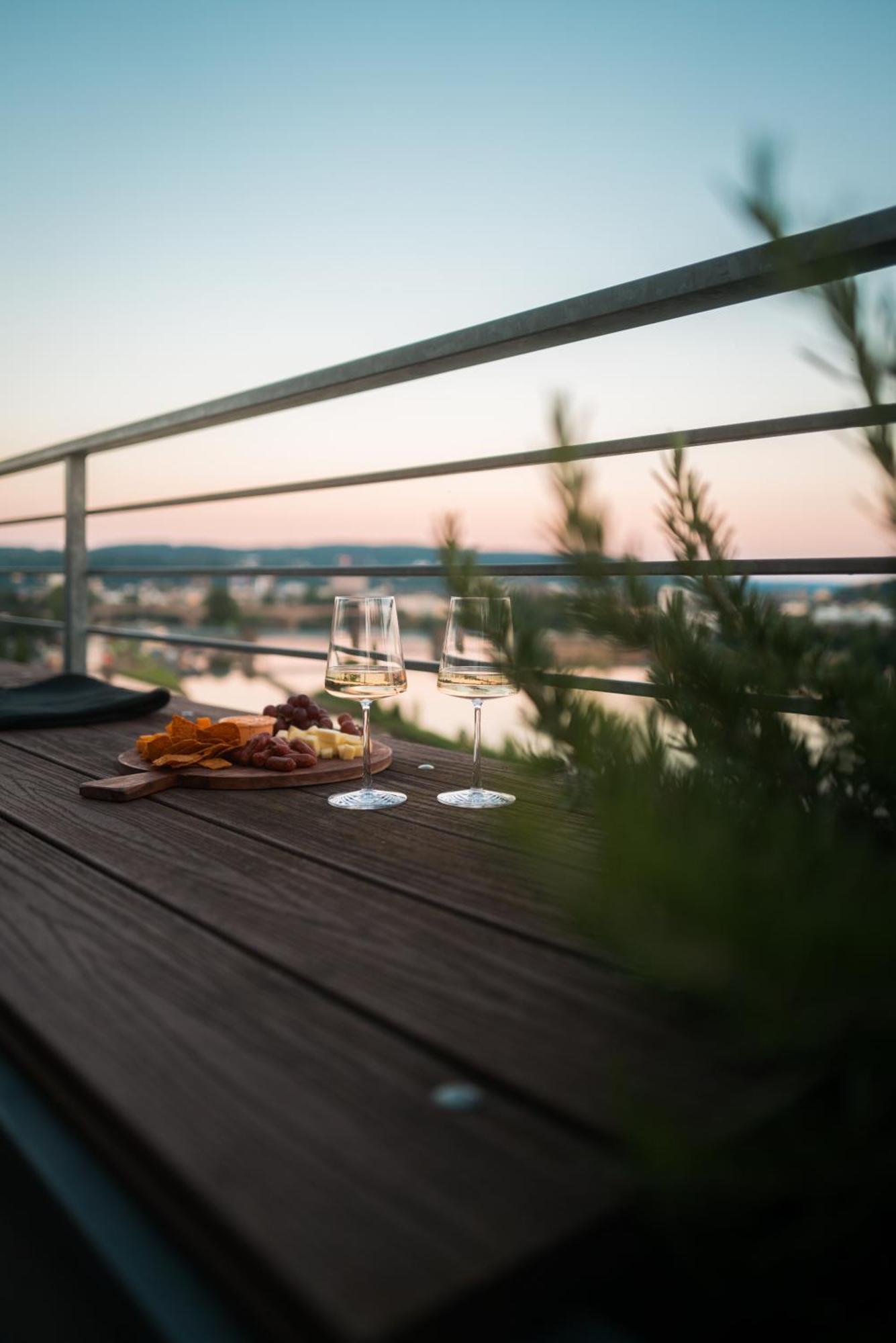 Penthouse Wohnung Mit Schoenem Moselblick In Metternich Koblenz (Rhineland-Palatinate) Exterior foto