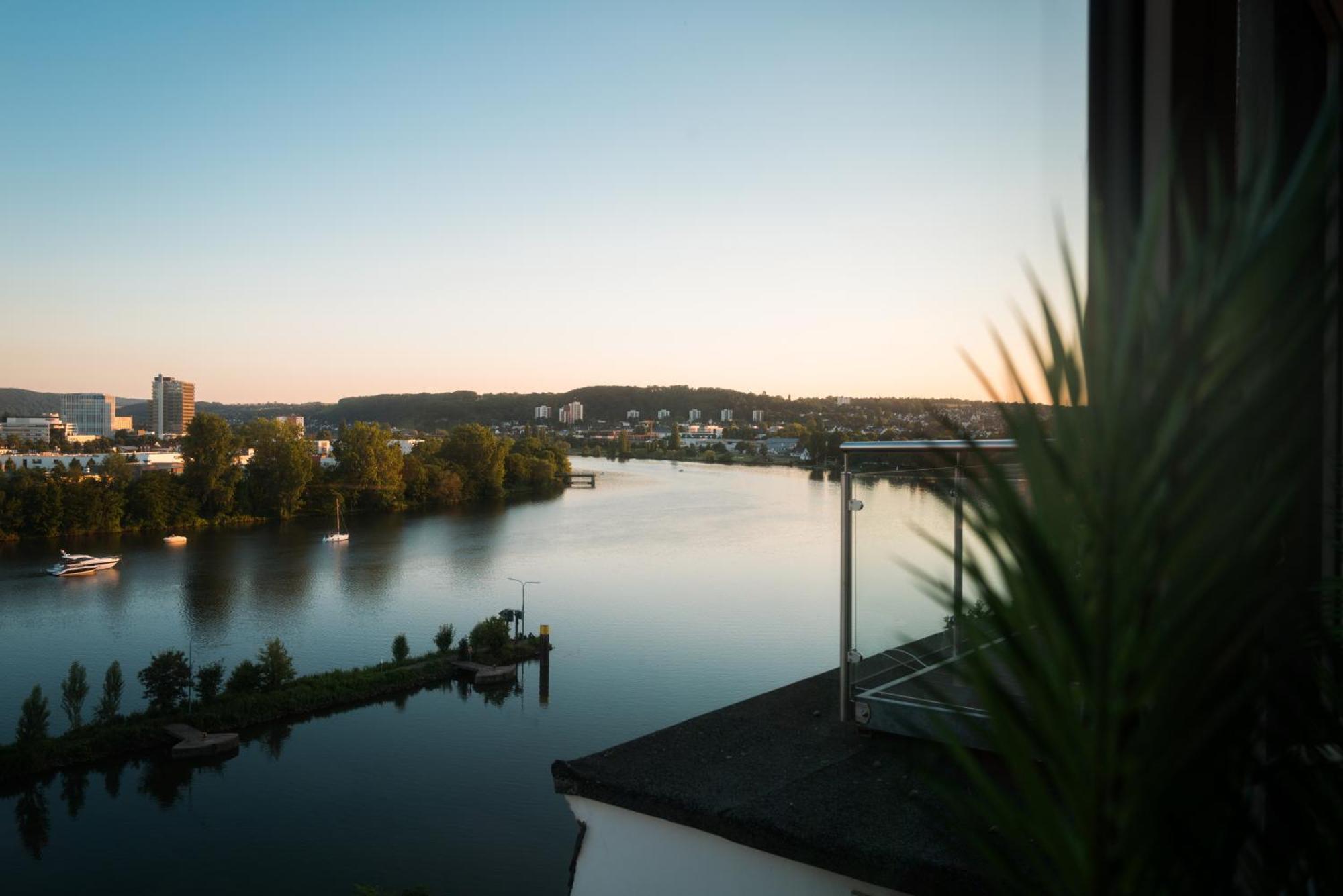 Penthouse Wohnung Mit Schoenem Moselblick In Metternich Koblenz (Rhineland-Palatinate) Exterior foto