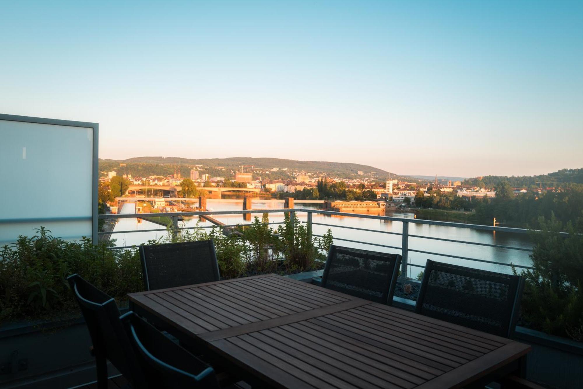 Penthouse Wohnung Mit Schoenem Moselblick In Metternich Koblenz (Rhineland-Palatinate) Exterior foto