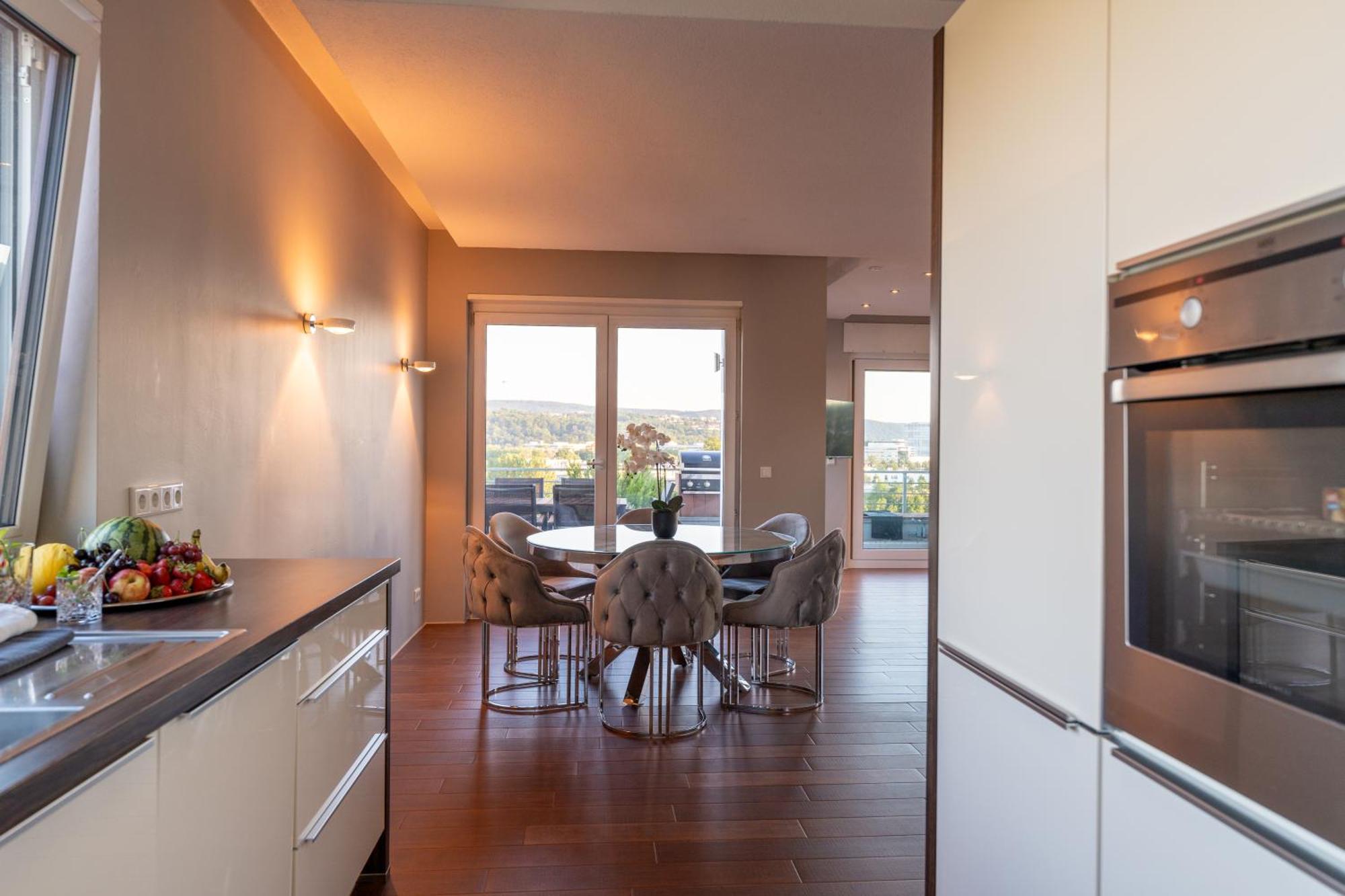 Penthouse Wohnung Mit Schoenem Moselblick In Metternich Koblenz (Rhineland-Palatinate) Exterior foto