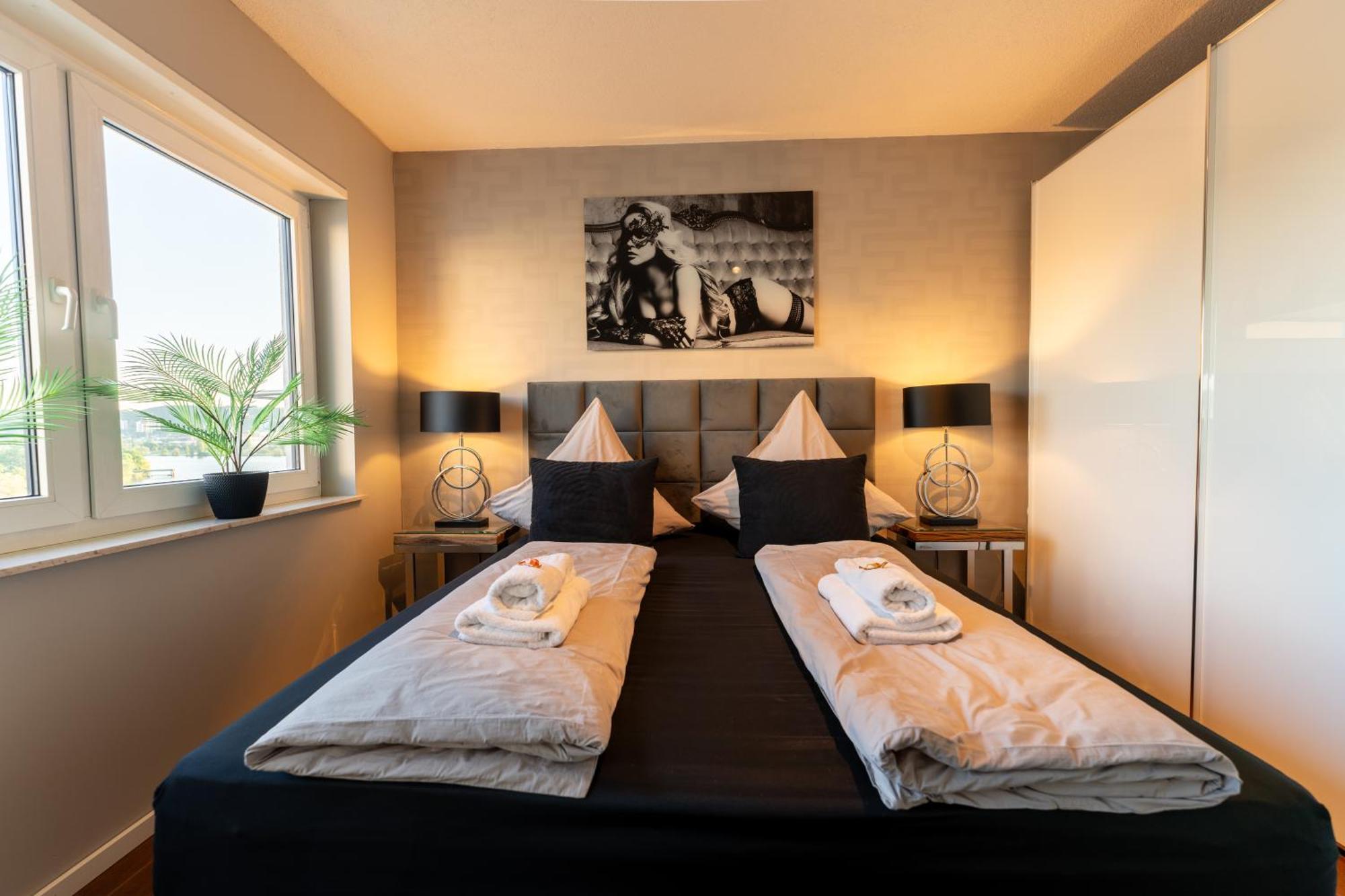 Penthouse Wohnung Mit Schoenem Moselblick In Metternich Koblenz (Rhineland-Palatinate) Exterior foto